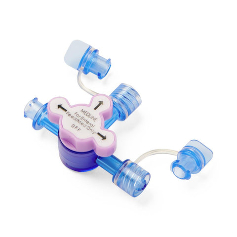 Medline ENFit Quick Switch Valve for Nonsterile Feeding Devices