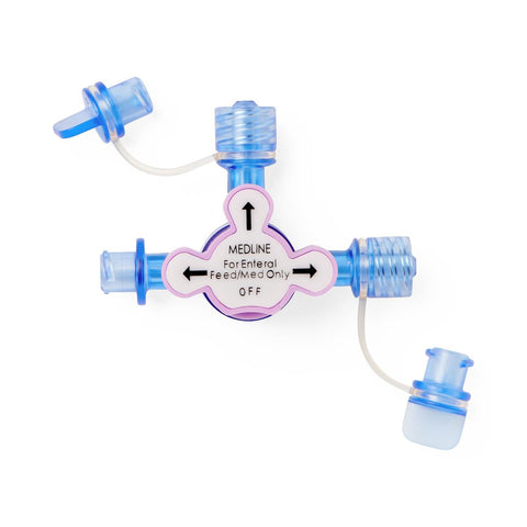 Medline ENFit Quick Switch Valve for Nonsterile Feeding Devices