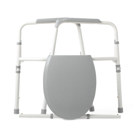 Medline Extra-Wide 24" Steel Bariatric Commode with 650 lb. Capacity, Elongated  #G1-201LBX1