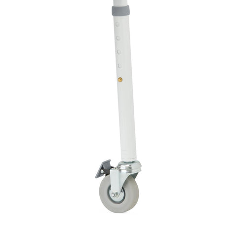 Medline Aluminum Drop-Arm Commode with 4 Locking Casters #G1-506DWX1