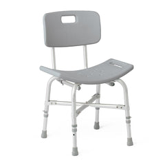 Medline Bariatric Shower Chair with Backrest and Reinforced Frame, 550 lb. Weight Capacity, #G2-102BX1