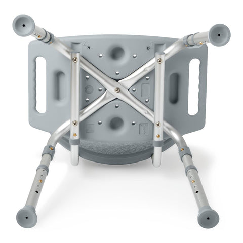 Medline Gray Knockdown Shower Chair, 400 lb Capacity, #G2-102KX1