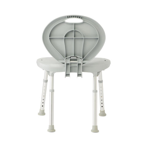 Medline Folding Shower Chair with Backrest, 300 lb. Weight Capacity, #G2-103RX1