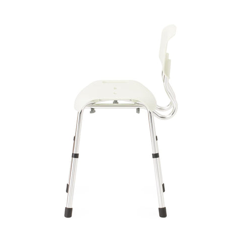 Medline Shower Chair with Backrest, 300 lb. Weight Capacity, Microban Treated
