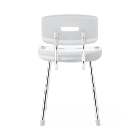 Medline Shower Chair with Backrest, 300 lb. Weight Capacity, Microban Treated