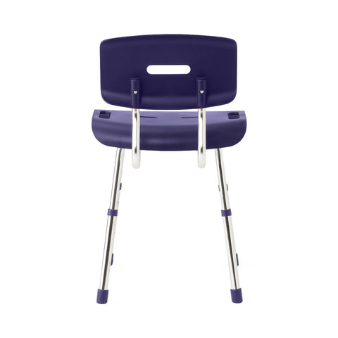 Medline Shower Chair with Backrest, 300 lb. Weight Capacity, Microban Treated
