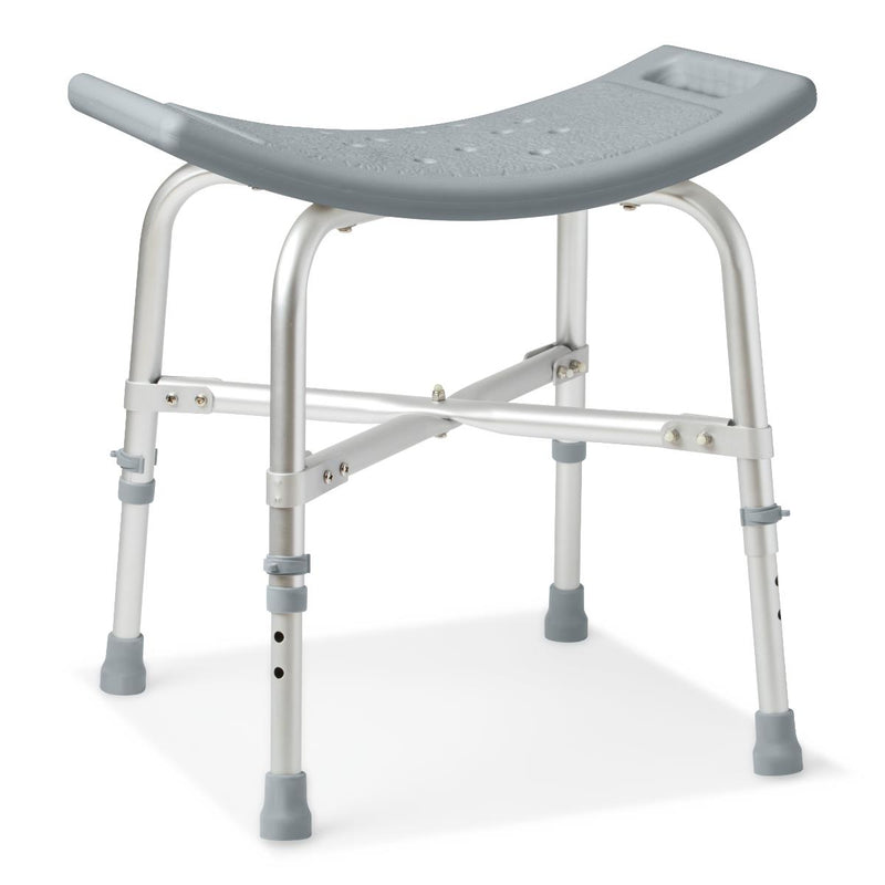 Medline Bariatric Shower Chair without Back, 550 lb. Capacity,  #G2-202BX1