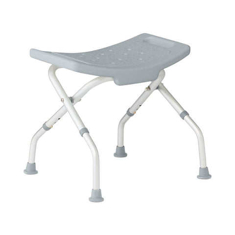 Medline Folding Shower Chair without Back, 14.5"-16" Seat Height, 250 lb. Weight Capacity, #G2-203FRX1