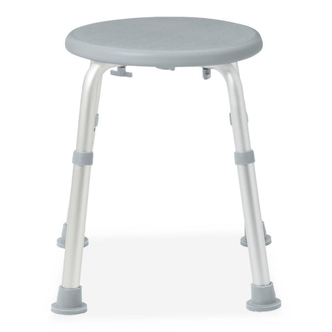 Medline Bath Stool, Gray,  #G2-300KRX1