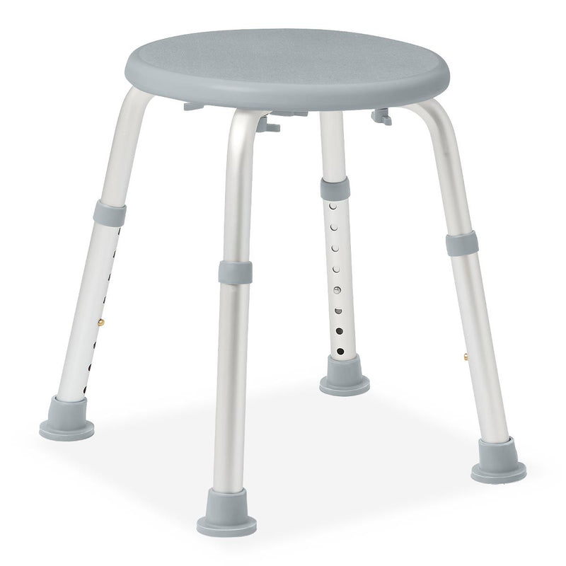 Medline Bath Stool, Gray,  #G2-300KRX1