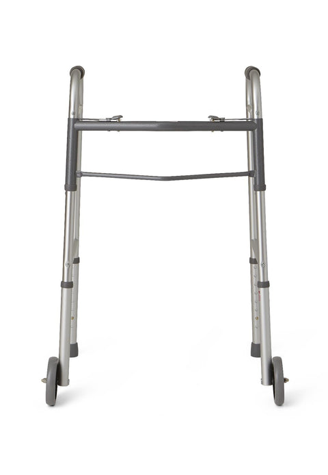 Medline Assembled Adult Walker, 5" Wheels
