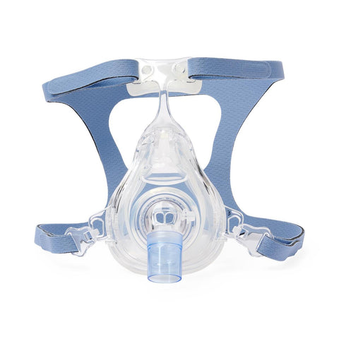 Medline NIV Full-Face Mask with Headgear, Antiasphyxia Valve, Nonvented