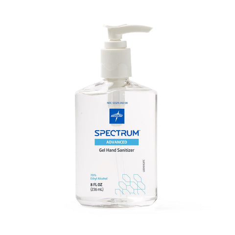 Medline Spectrum Advanced Hand Sanitizer Gel with Aloe Vera and Vitamin E
