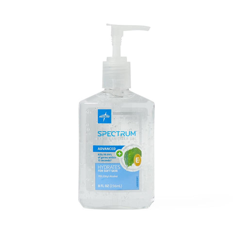 Medline Spectrum Advanced Hand Sanitizer Gel with Aloe Vera and Vitamin E