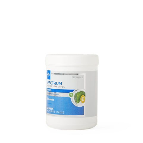 Medline Spectrum Hand Sanitizer Wipes with 70% Ethyl Alcohol