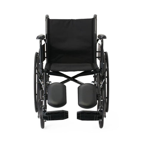 Medline K3 Guardian 18" Wide Wheelchair with Full-Length Arms and Elevating Leg Rests #K3186N14E