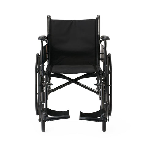 Medline K3 Guardian 18" Wide Wheelchair with Full-Length Arms and Swing-Away Footrests #K3186N14S