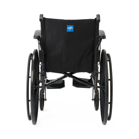 Medline K3 Guardian 18" Wide Wheelchair with Desk-Length Arms and Swing-Away Footrests #K3186N24S