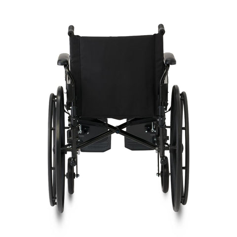 Medline Guardian K4 16" Wide Wheelchair with Desk-Length Arms and Elevating Footrests #K4166N24E