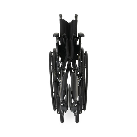 Medline Guardian K4 18" Wide Wheelchair with Desk-Length Arms and Elevating Footrests #K4186N24E