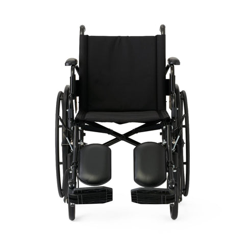 Medline Guardian K4 18" Wide Wheelchair with Desk-Length Arms and Elevating Footrests #K4186N24E