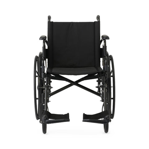 Medline Guardian K4 16" Wide Wheelchair with Desk-Length Arms and Swing-Away Footrests #K4166N24S