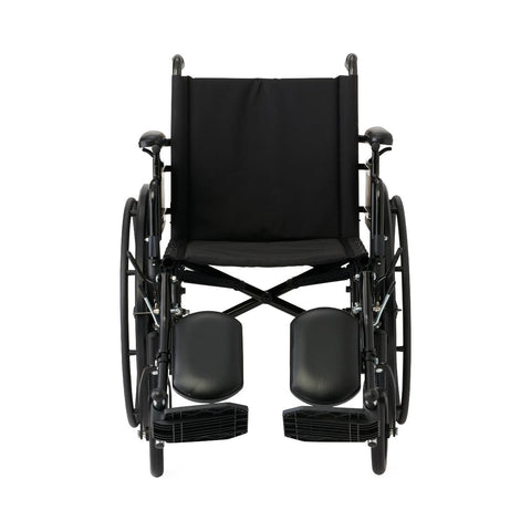 Medline Guardian Guardian K4 18" Wide Wheelchair with Height-Adjustable Desk-Length Arms and Elevating Footrests #K4186N34E
