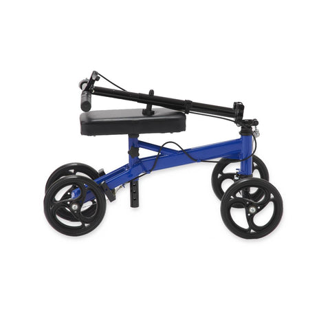 Medline Economy Standard Knee Walker with 8" Wheels, Blue