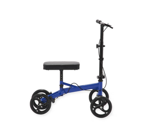 Medline Economy Standard Knee Walker with 8" Wheels, Blue