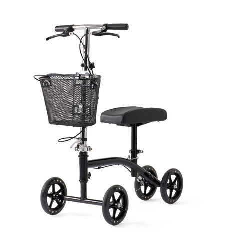 Medline Gen 4 Standard Knee Walker with 8" Wheels, Black #MDS86000G4