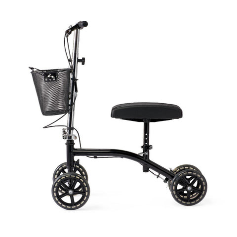 Medline Gen 4 Standard Knee Walker with 8" Wheels, Black #MDS86000G4