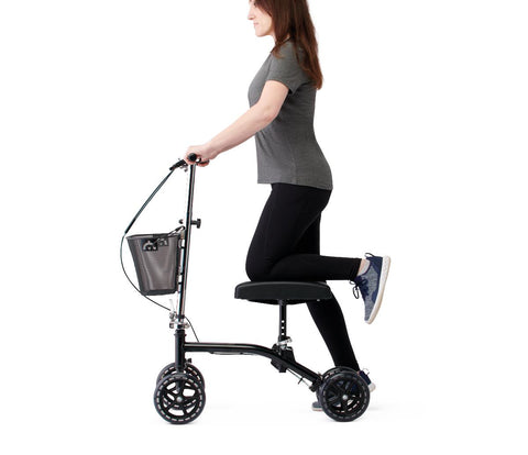 Medline Gen 4 Standard Knee Walker with 8" Wheels, Black #MDS86000G4