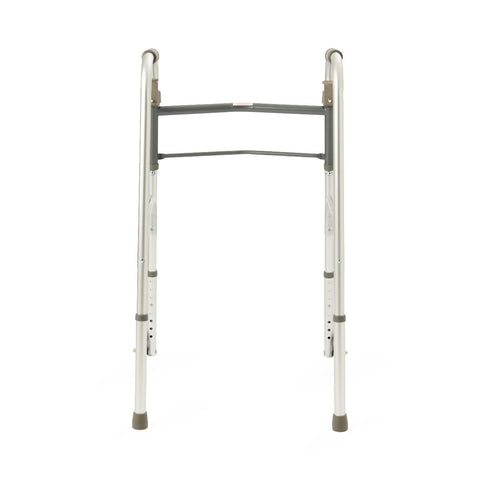 Medline Adult Folding Paddle Walker, 5" Wheels, 1 EACH #MDS86410P5H1