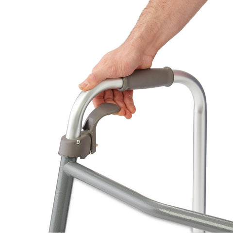 Medline Adult Folding Paddle Walker, No Wheels #MDS86410P