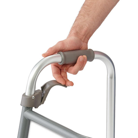 Medline Adult Folding Paddle Walker, 5" Wheels, 4 EA/CS #MDS86410P5