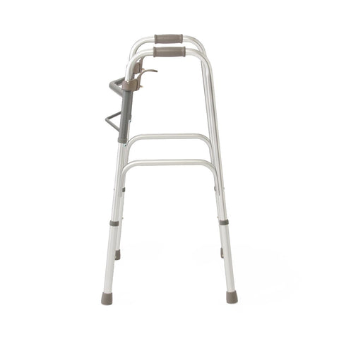 Medline Adult Folding Paddle Walker, No Wheels #MDS86410P