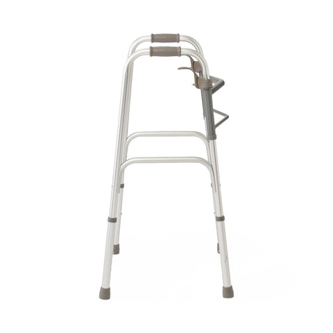 Medline Adult Folding Paddle Walker, No Wheels #MDS86410P