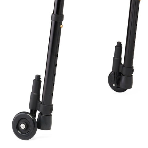 Medline Folding Trigger Walker with 5" Wheels, 1 EA #MDS86410TRIG