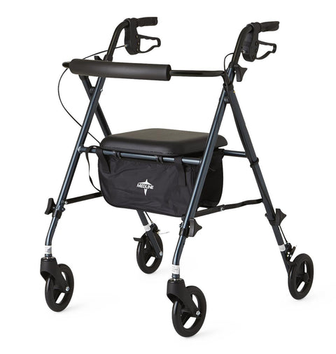 Medline Superlight Aluminum Rollator, 1 EA