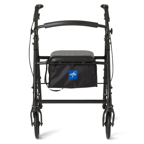 Medline Basic Rollator with 8" Wheels, 35.75" Height, 1 EA