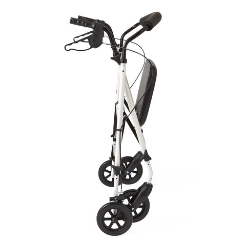 Medline Luxe Rollator with 7" Wheels, White, 1 EA #MDS86835W