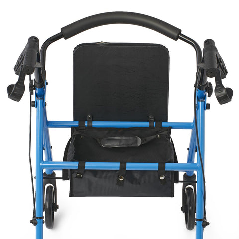 Medline Basic Steel Rollator with 6" Wheels, 1 EA