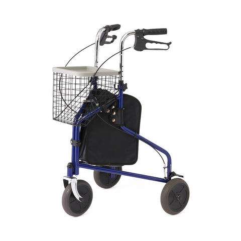 Medline 3-Wheeled Rollator, 1 EA