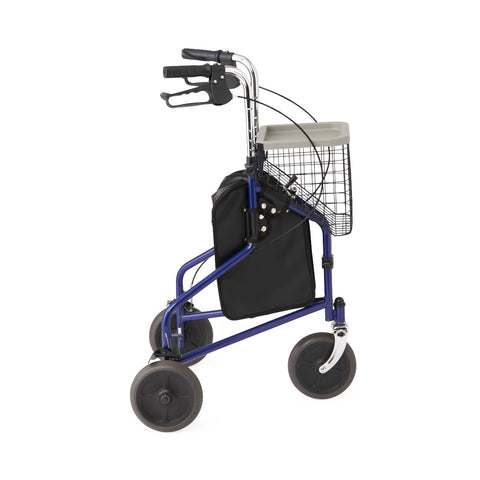 Medline 3-Wheeled Rollator, 1 EA