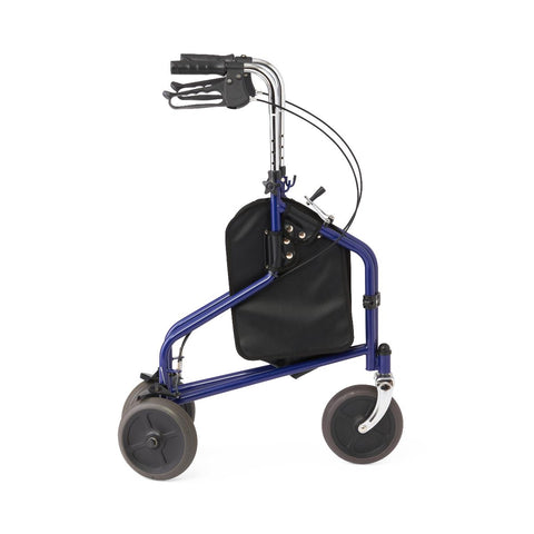 Medline 3-Wheeled Rollator, 1 EA