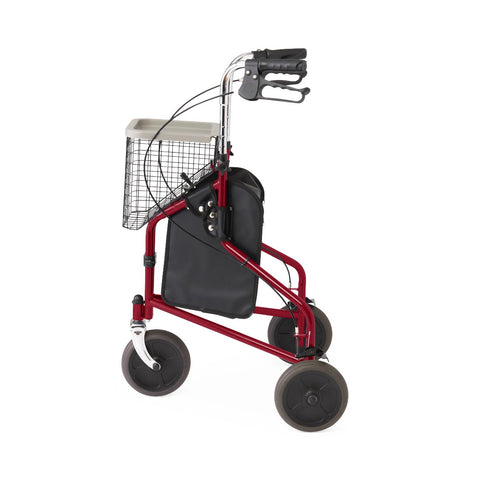 Medline 3-Wheeled Rollator, 1 EA