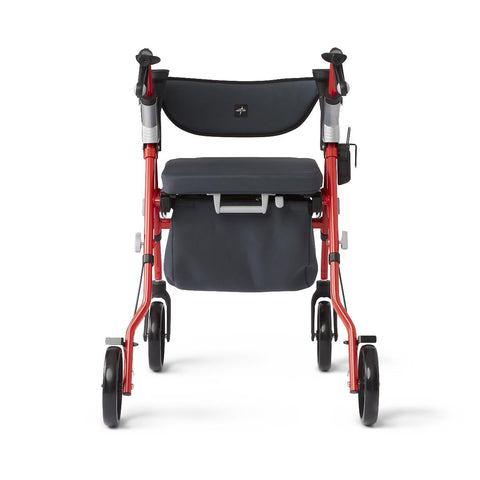 Medline Empower Rollator with Microban-Treated Touch Points and Seat, 1 EA