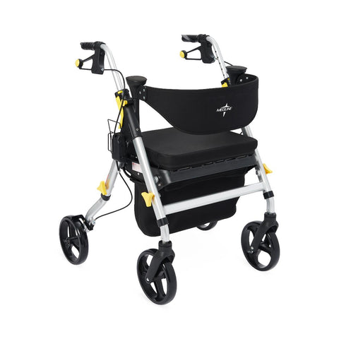 Medline Empower Rollator, Silver, 1 EA #MDS86845SM