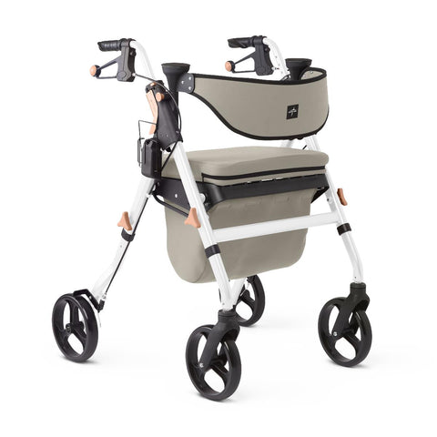 Medline Empower Rollator with Microban-Treated Touch Points and Seat, 1 EA