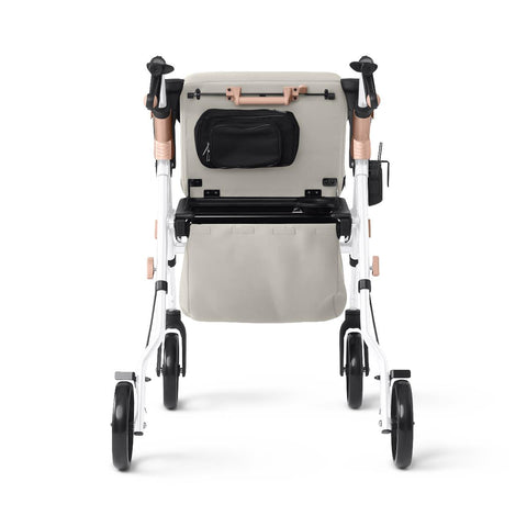 Medline Empower Rollator with Microban-Treated Touch Points and Seat, 1 EA
